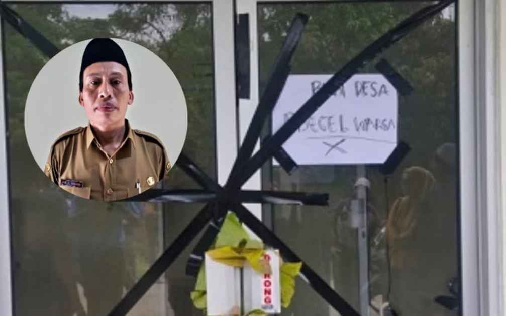 Kades Diduga Kabur Usai Setujui Galian C, Warga Segel Balai Desa Tunggulsari