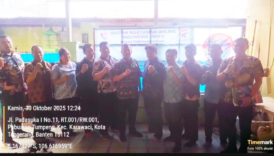 Kesbangpol Kota Tangerang Jalin Sinergi dengan DPD IWO-I untuk Perkuat Koordinasi dan Kolaborasi