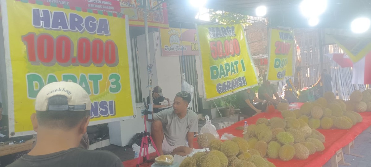 Durian Pak Eko di Semarang Tawarkan Jaminan Rasa, Harga Mulai Rp100 Ribu Dapat Tiga Buah